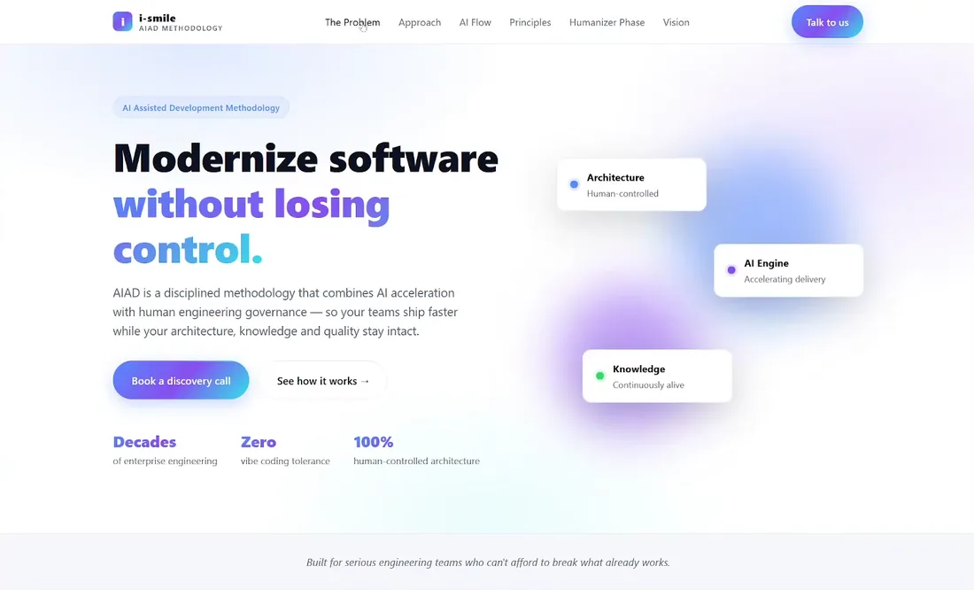 The AI Spec Driven Development methodology homepage